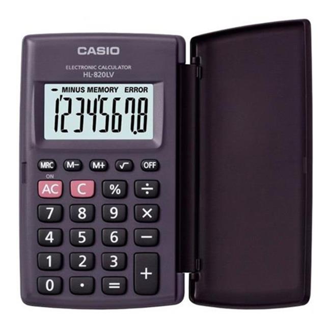 CALCULADORA DE BOLSO CASIO HL820LV 8DIGITOS