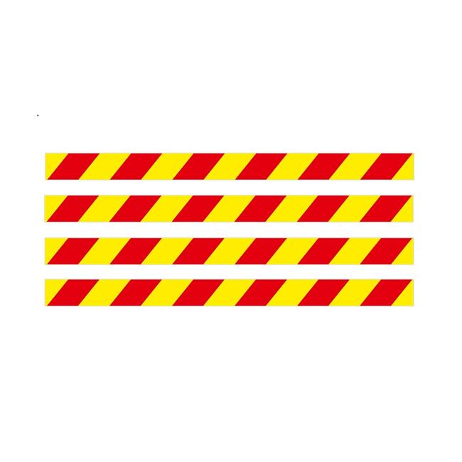 SINAL DISTANCIA SOCIAL TIRAS ZEBRA SEM TEXTO 4UN 70X5 (AUTOCOLANTE).