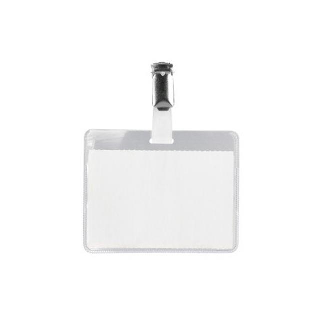 PORTA CARTOES HORIZONTAL COM MOLA 90X60MM PACK 25UNI