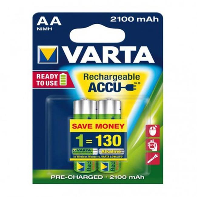 PILHA RECARREGAVEL AA 2100MHA PK2