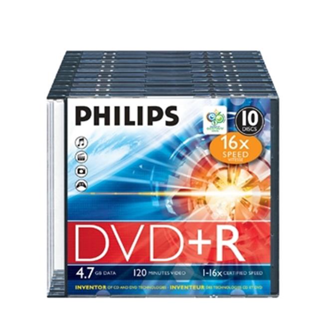 DVD-R 4.7GB 16X PHILIPS SLIM