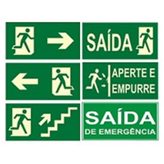 SINAL FOTOLUMINESCENTE DIVERSOS (MAX 200X100)