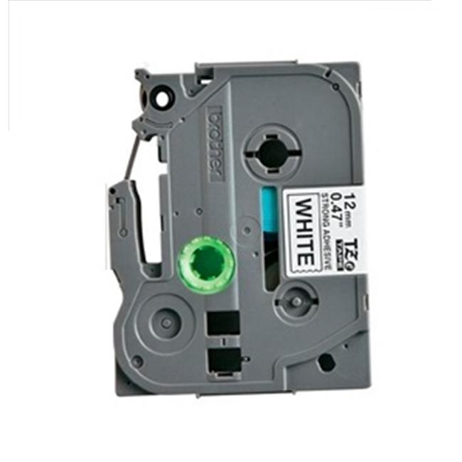 FITAS SUPER ADESIVAS 12MM  8MTS BRANCO PRETO