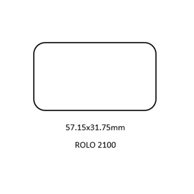 ETIQ. ROLO 57.15X31.75 ROLO 2100