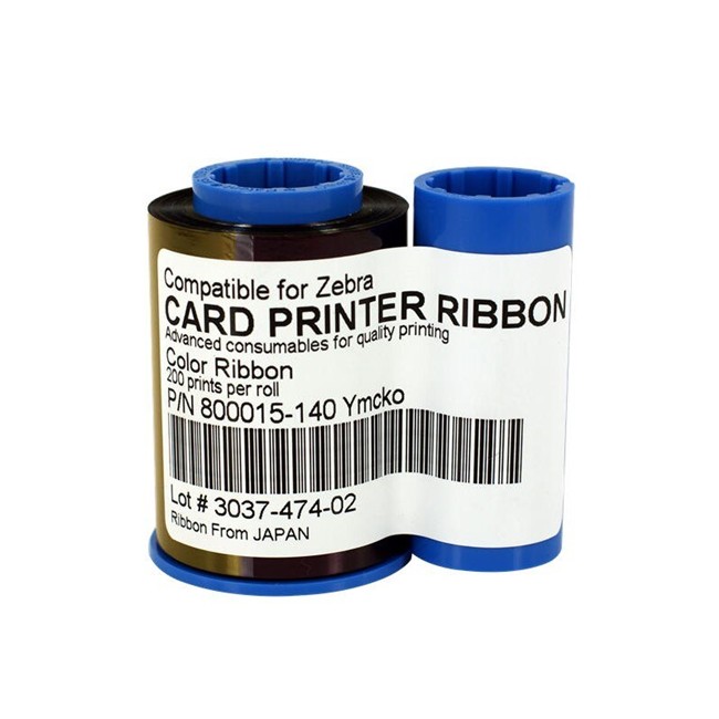 FITA IMPRESSORA ZEBRA AZUL ( CARTOES )