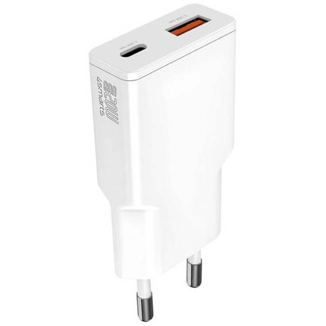 CARREGADOR NANOCABLE 20W (1 USB A+ 1 USB C)