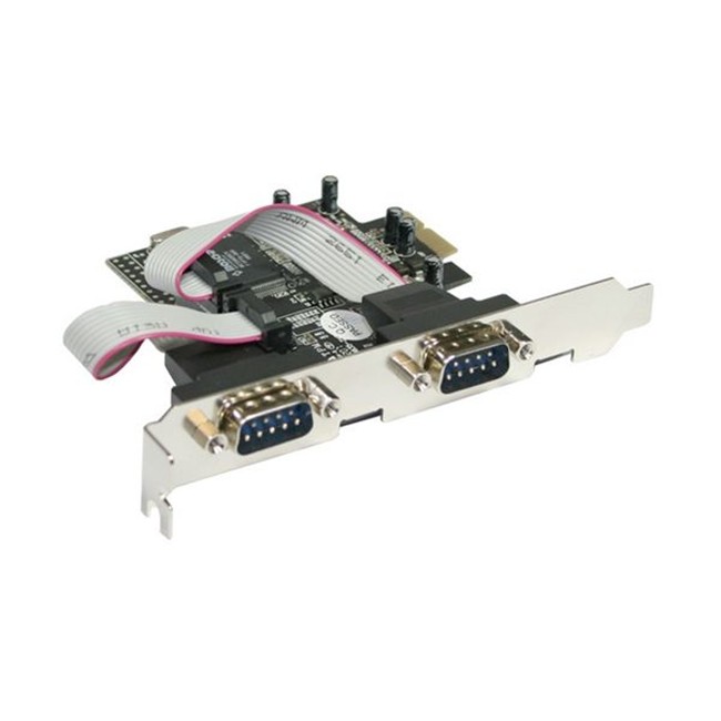 PLACA CONTROLADORA C/2 P SERIE PCI-E LOW -DB9M