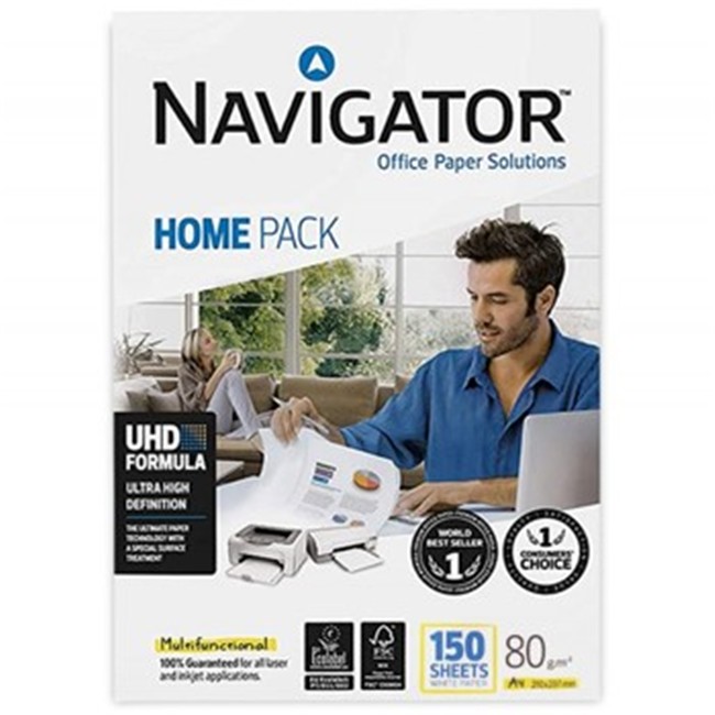 PAPEL RESMA A4 80G 150FLS NAVIGATOR