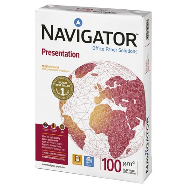 PAPEL RESMA A4 100G NAVIGATOR 500FLS