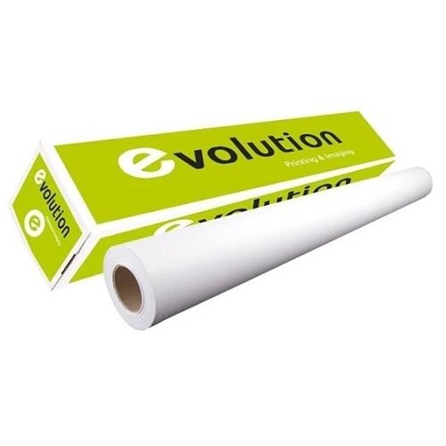 PAPEL PLOTTER PREMIUM COATED 140G 610MMX30MTS EVOLUTION