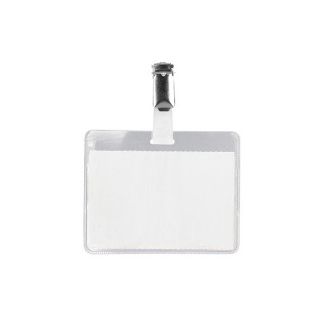 PORTA CARTOES HORIZONTAL COM MOLA 90X60MM PACK 25UNI