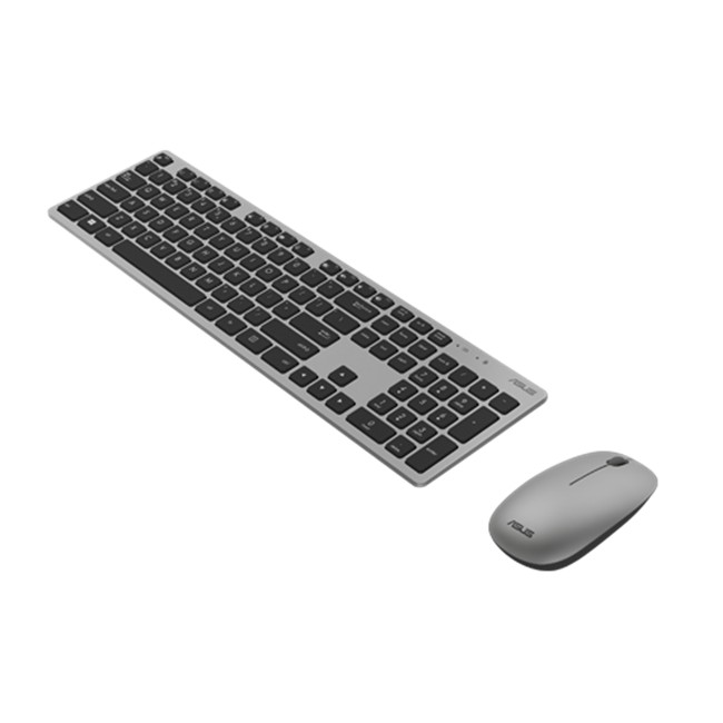 KIT TECLADO + RATO WIRELESS ASUS W5000 CINZA