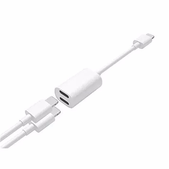 ADAPTADOR IPHONE/IPAD 2EM1 ( CARREGAMENTO/AUDIO )
