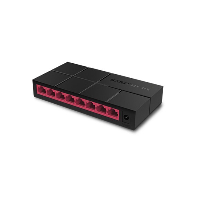 SWITCH 8 PORTAS 10/100/1000 MERCURY PLASTIC CASE GIGABIT