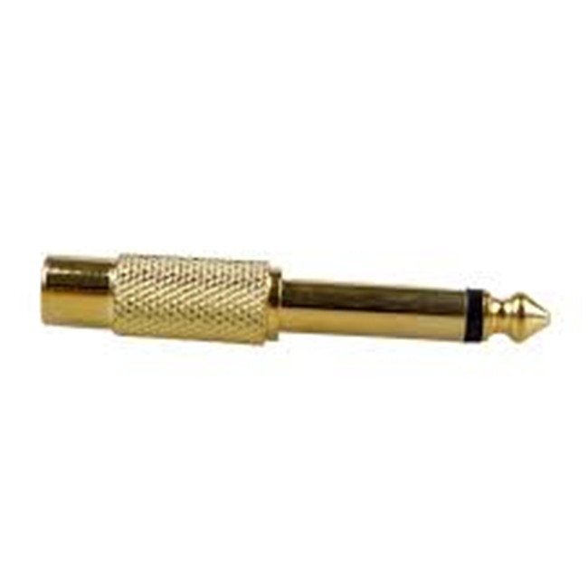ADAPTADOR RCA FEMEA - JACK MACHO 6.35MM
