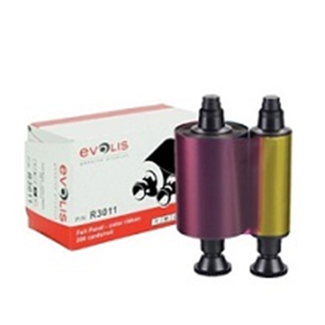 FITA CORES 5 PAINEIS YMCKO - EVOLIS 100IMP.